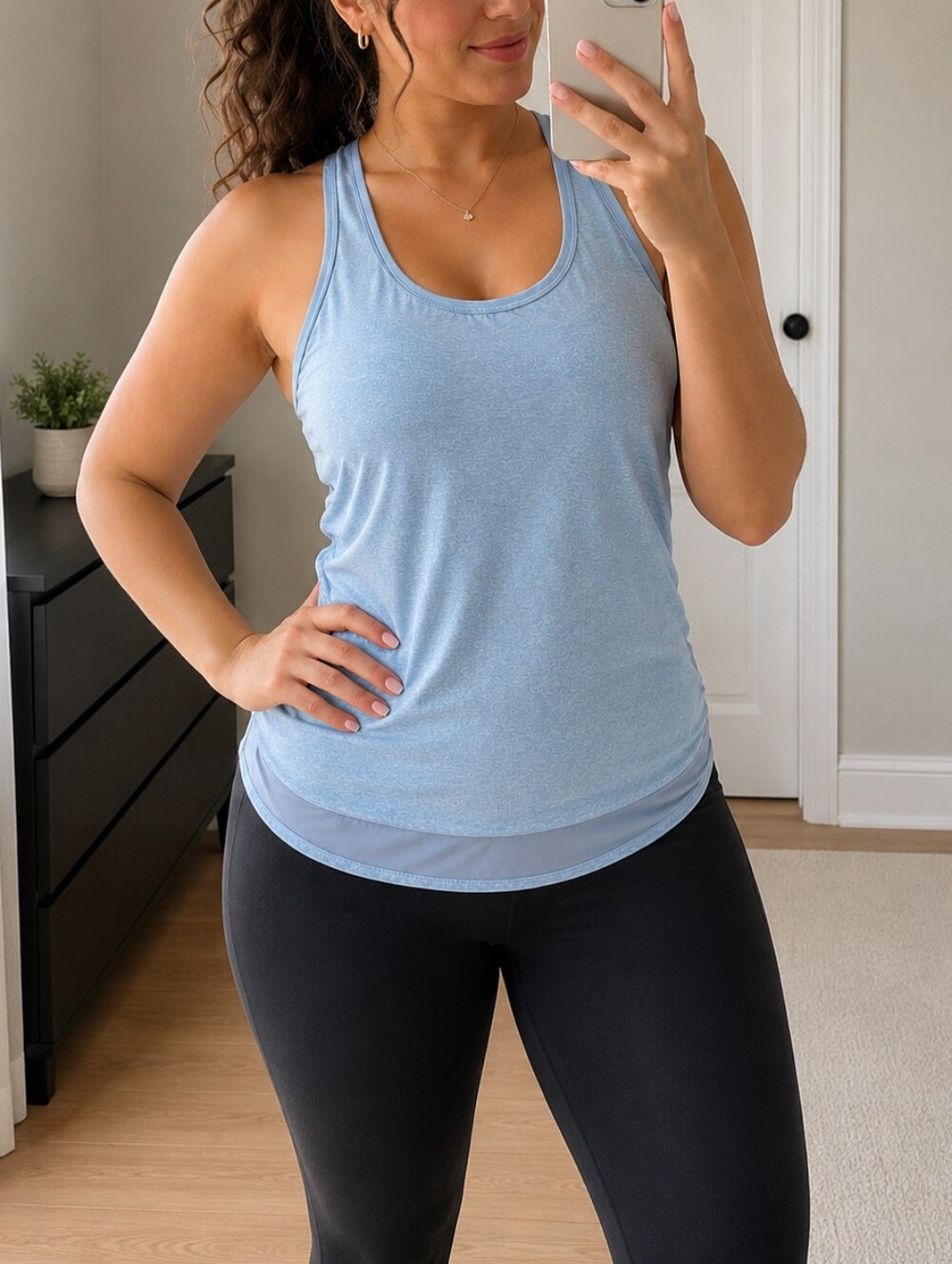 Head Light Gray Racerback Performance Tank